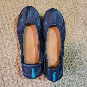 Tieks flats. Navy size 9